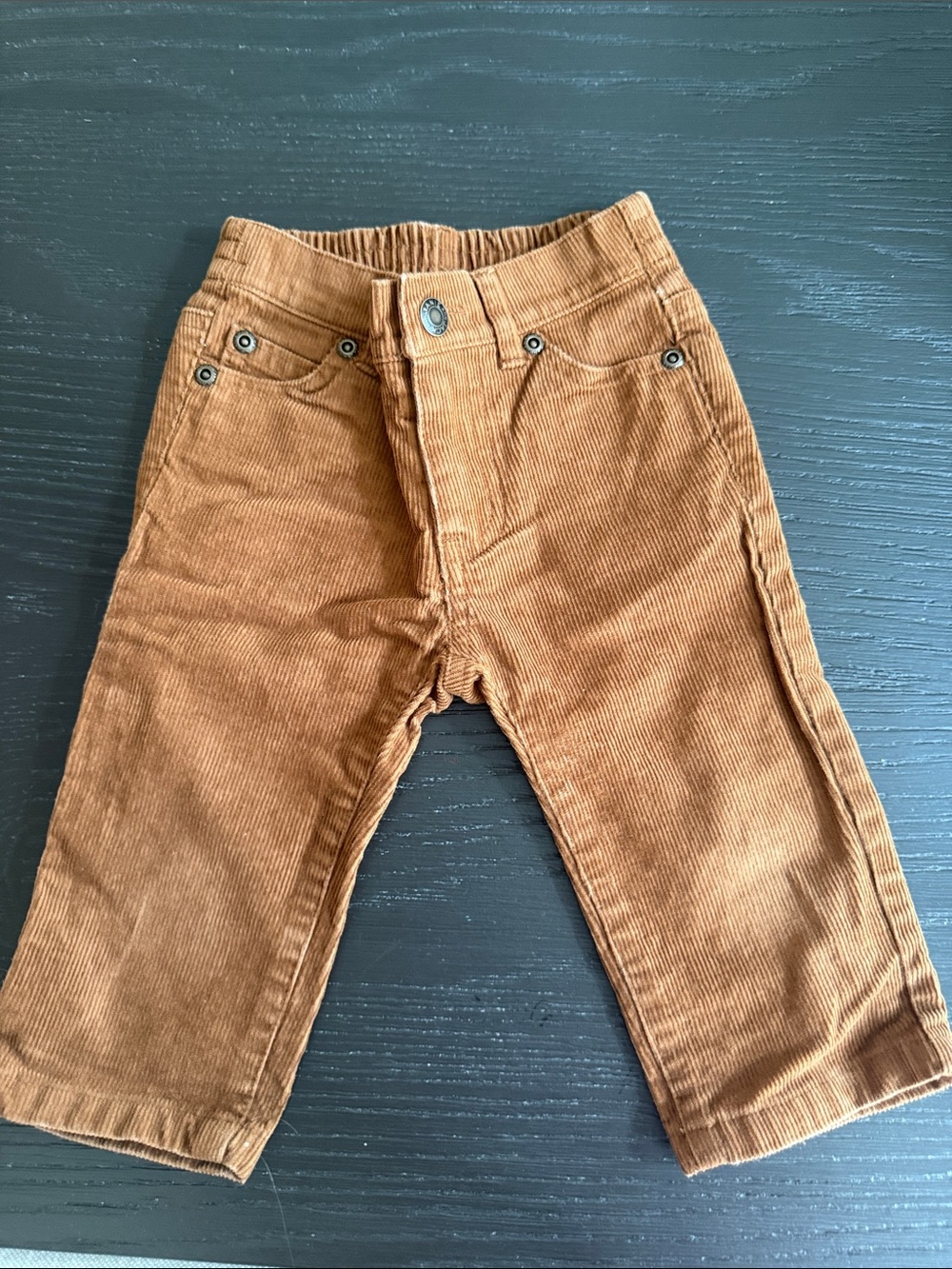 Janie and Jack Tan Corduroy Kids Pants